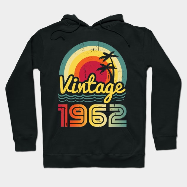 Vintage 1962 Made in 1962 61th birthday 61 years old Gift Hoodie by Winter Magical Forest